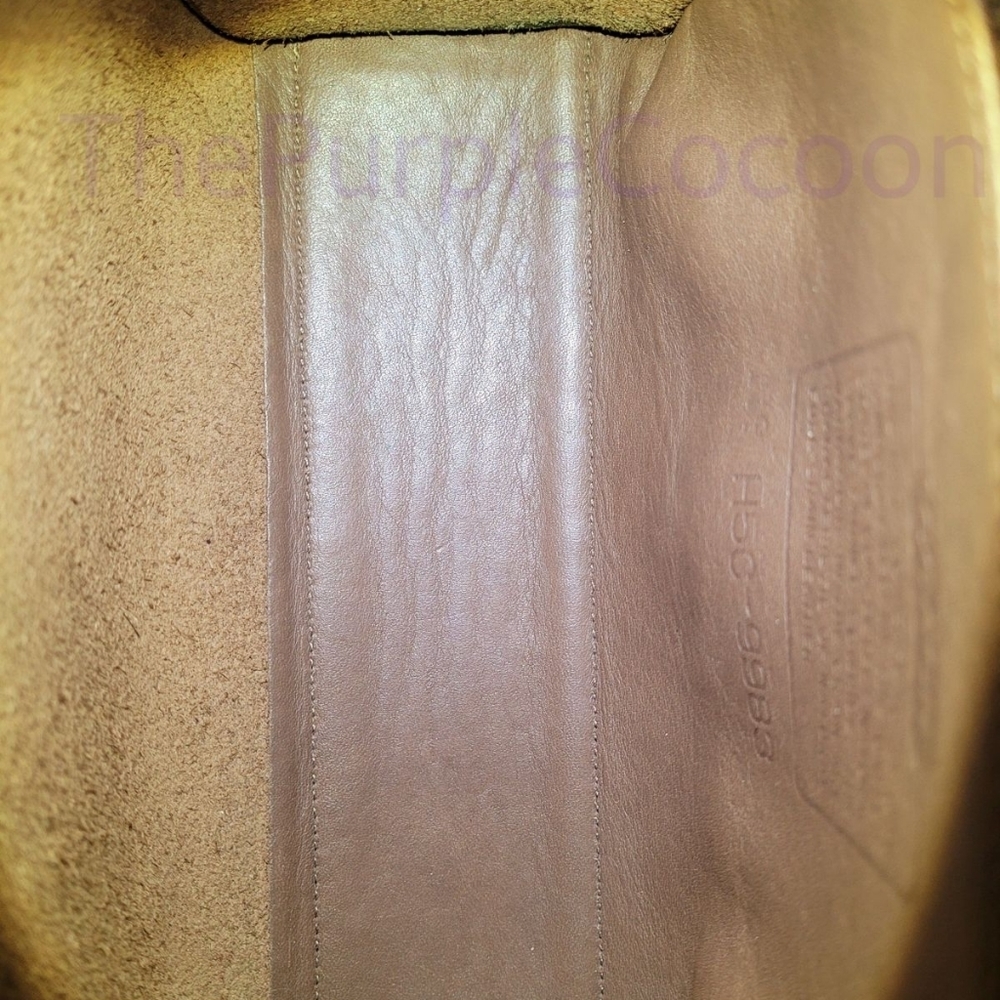 SOLD!!! Taupe Vintage Coach Regina Bag #9983 - Picture 8 of 10